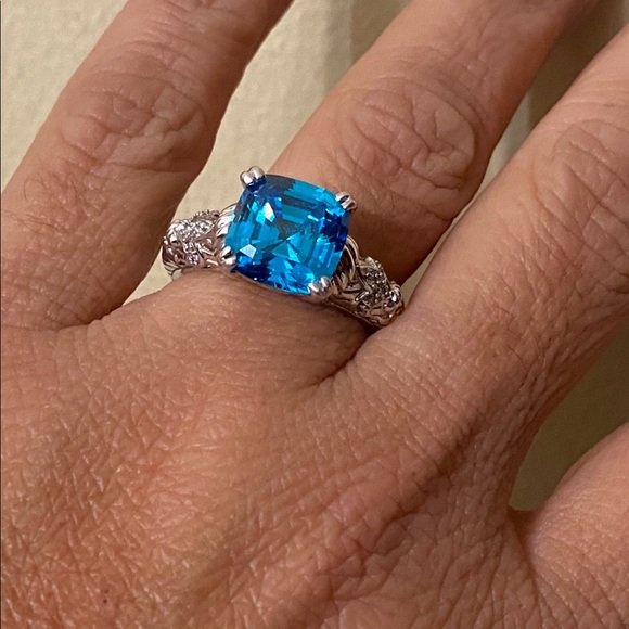 Judith Ripka ring size 8 - Picture 7 of 11